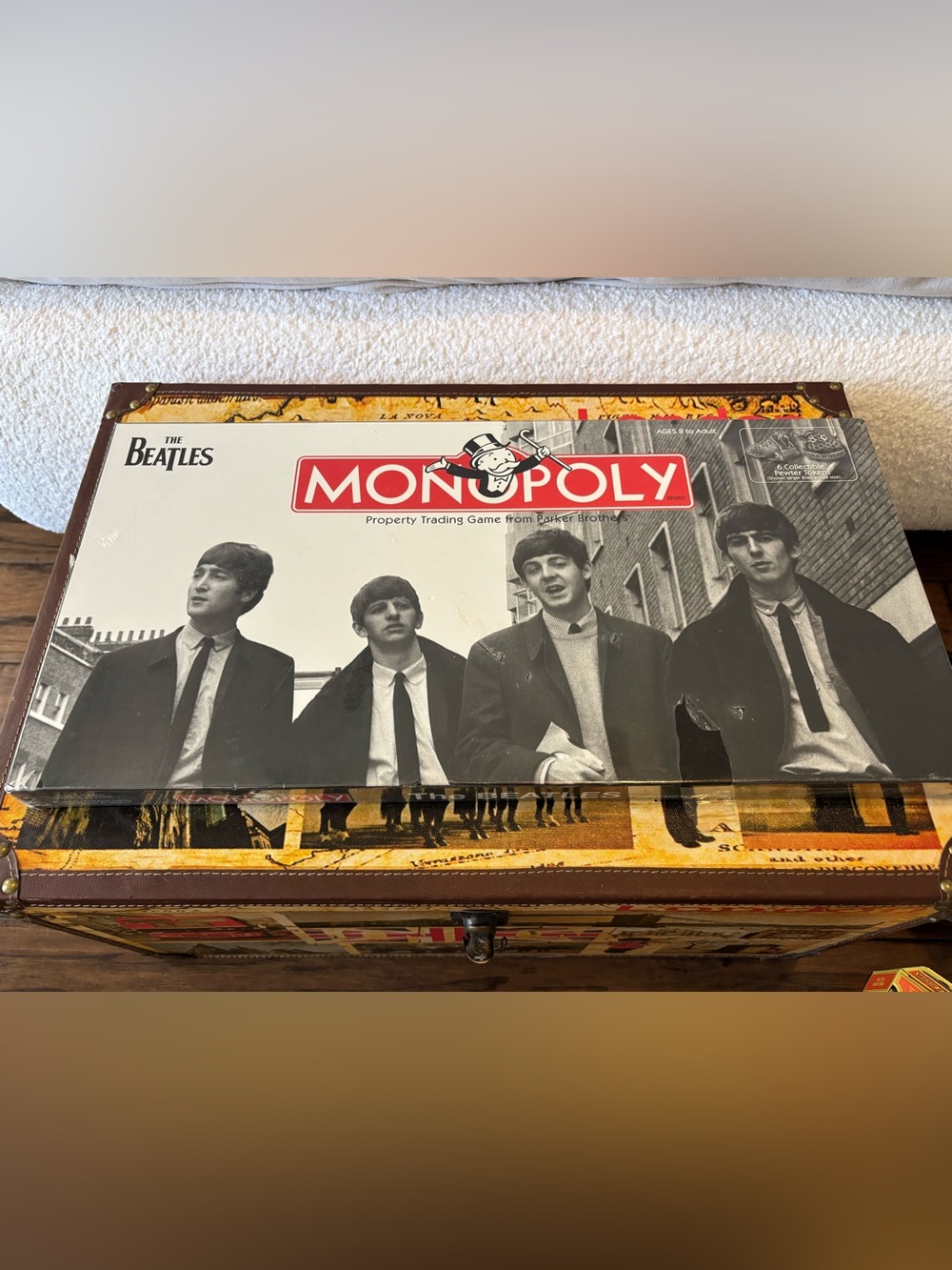 Monopoly The Beatles Collector Edition Board Game - Red, White, Black